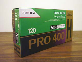 fujifilm PRO400H ブローニー5パック